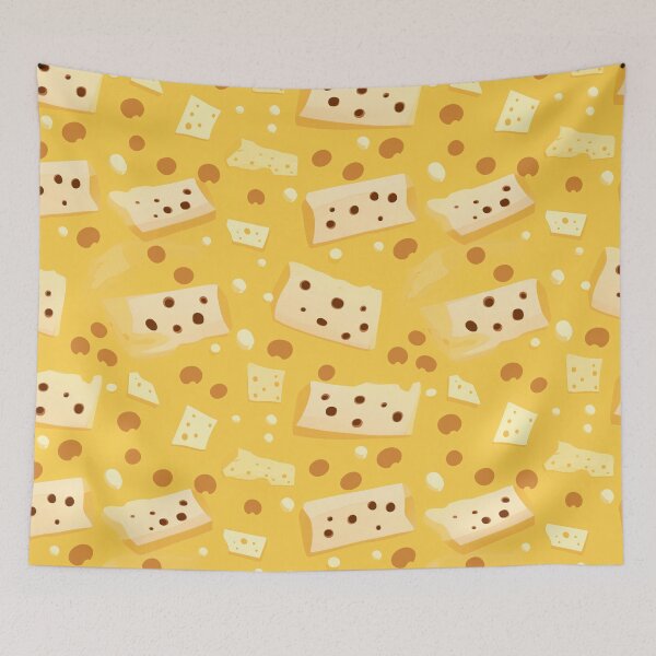 Item preview, Swiss cheese block with meticulously crafted holes designed and sold by StrawberryJolly.