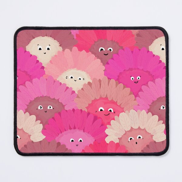 Item preview, Cute Pink Smiling Faces Daisy Pattern designed and sold by rnmarts.