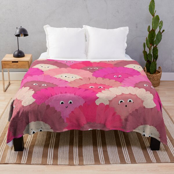 Item preview, Cute Pink Smiling Faces Daisy Pattern designed and sold by rnmarts.