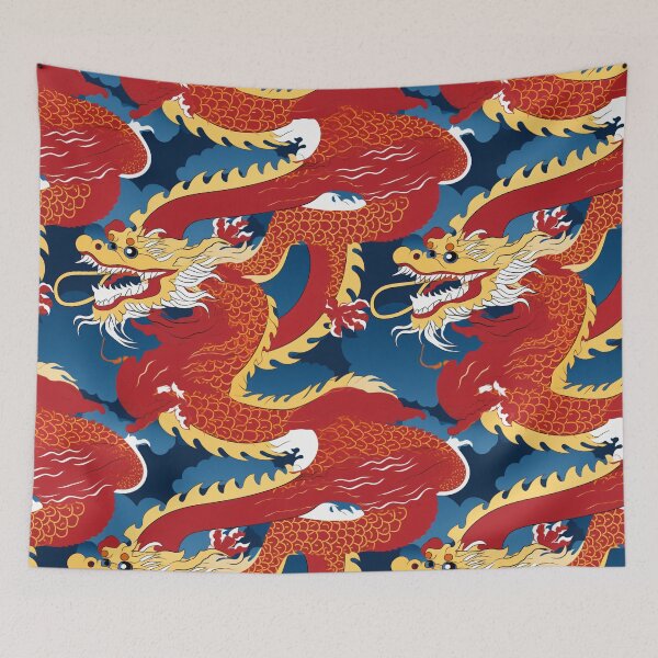 Item preview, Majestic Chinese Zodiac Dragon, a symbol of strength and power designed and sold by StrawberryJolly.