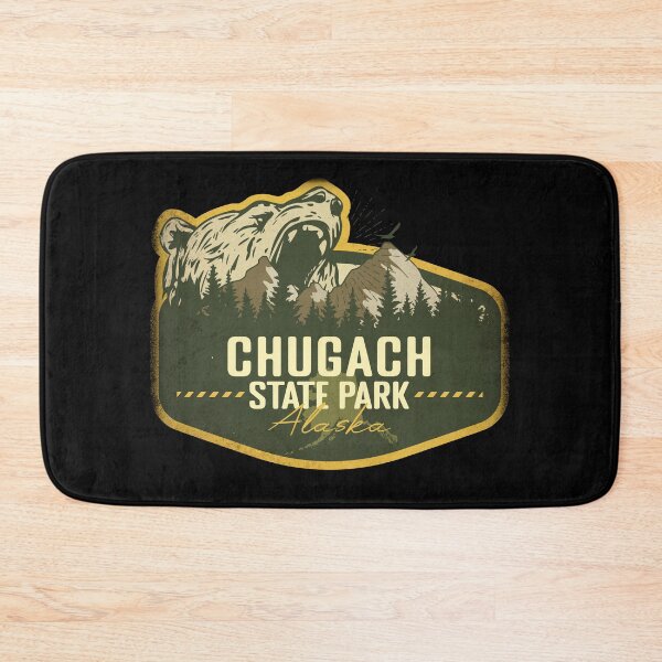 Item preview, Chugach State Park Alaska Retro Badge Camping Hiking Outdoor Adventure designed and sold by mountainfad.