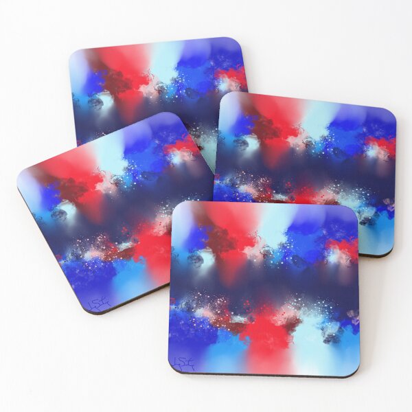 Item preview, Home of The Brave Red Blue Abstract designed and sold by Joey Santiago.