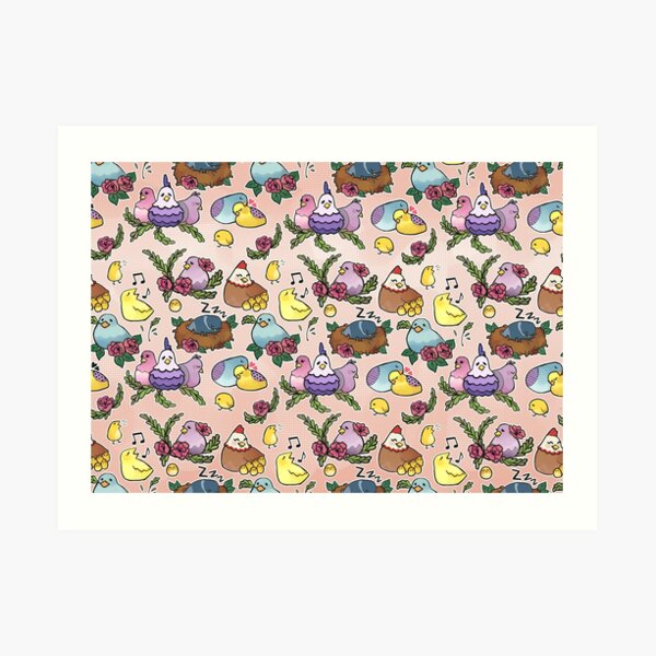 Birdies Art Print
