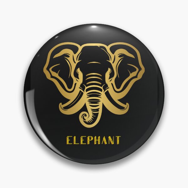 Aperçu de l'œuvre Éléphant d'or créée et vendue par 2R2iShop.