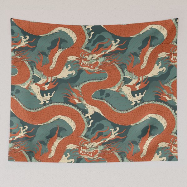 Item preview, Intricate Chinese Zodiac Dragon, a guardian of wisdom and courage designed and sold by StrawberryJolly.