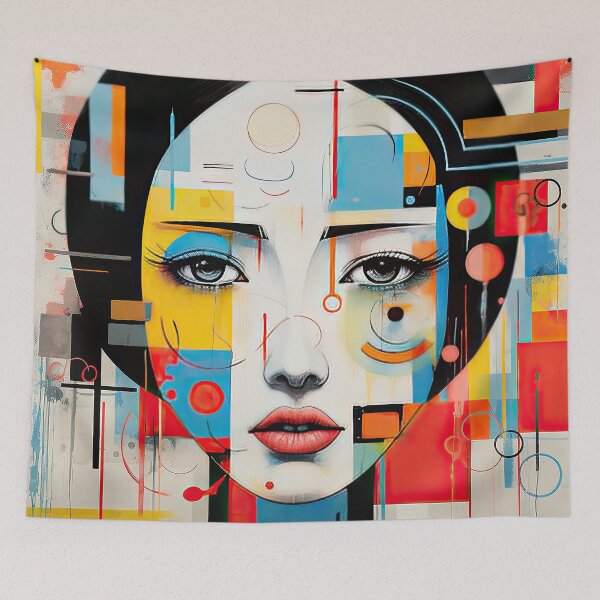 Item preview, Explore Simplistic & Minimalistic Japanese Geisha Portraits with a Majestic Touch designed and sold by ArtificialGenes.