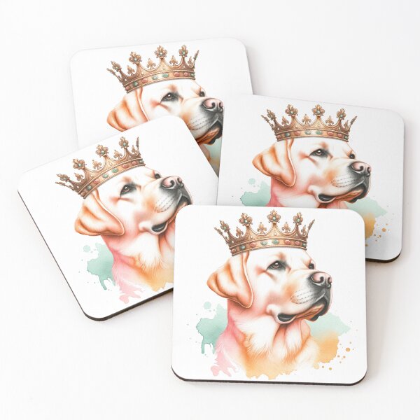 Item preview, Labrador Royalty: The Crowned Elegance designed and sold by WatercolorWhisk.