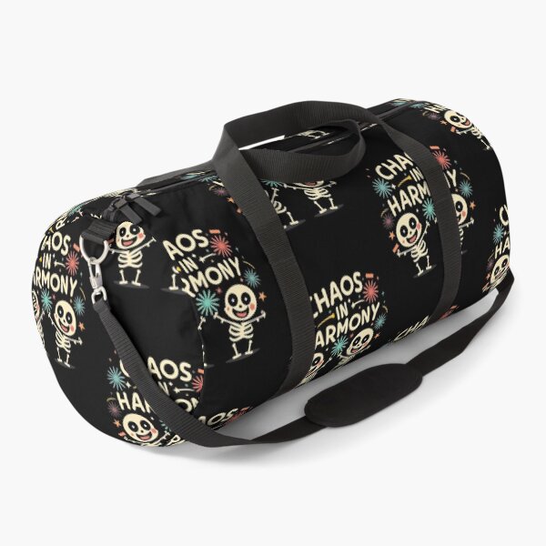 Item preview, Cute Cartoon Skeletons with Fireworks - Chaos in Harmony designed and sold by Shirtlify.