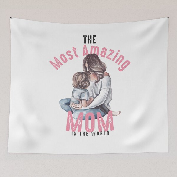 Item preview, The Most Amazing  Mom In The World designed and sold by EmiAndMike.