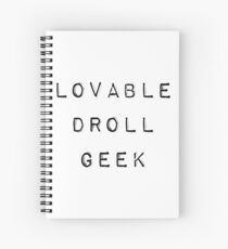 RENT - Lovable, Droll, Geek Spiral Notebook