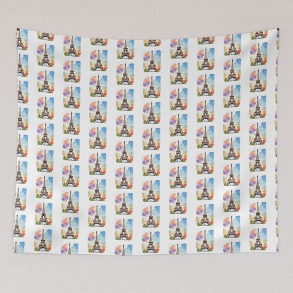 Item preview, Eiffel Tower Paris - France watercolor designed and sold by desinganddecor.