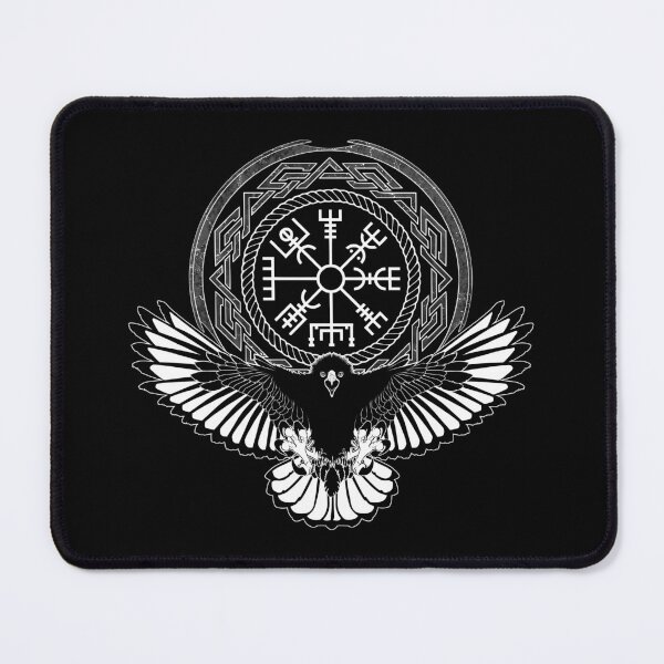 Item preview, Eagle with Vegvisir symbol designed and sold by NicGrayGraphic.