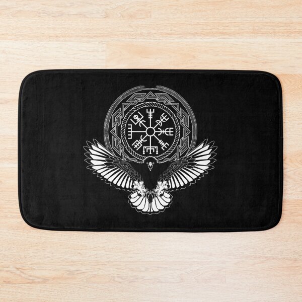Item preview, Eagle with Vegvisir symbol designed and sold by NicGrayGraphic.