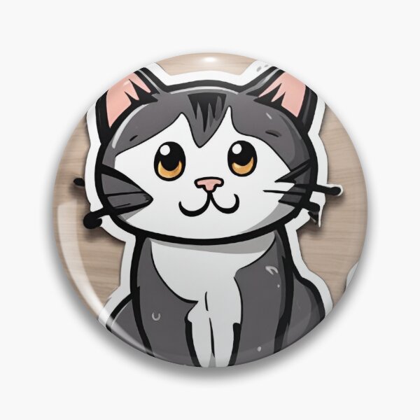 Item preview, cat  sticker  designed and sold by pig2u.