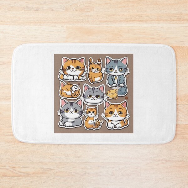Item preview, cats  sticker  designed and sold by pig2u.