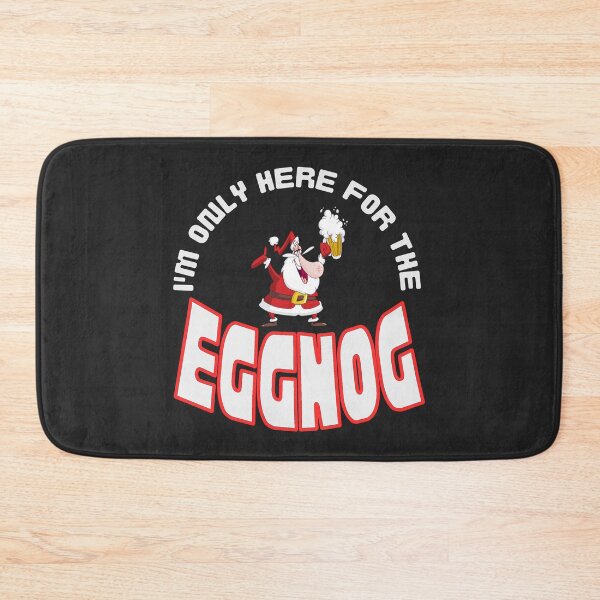Item preview, Christmas gift ideas, I´m only here for the EGGNOG. White Text. designed and sold by LindaLG.