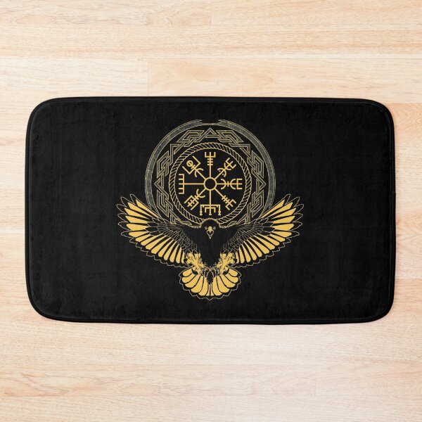 Item preview, Eagle with Vegvisir symbol designed and sold by NicGrayGraphic.