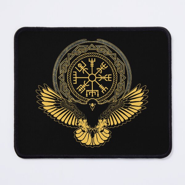 Item preview, Eagle with Vegvisir symbol designed and sold by NicGrayGraphic.