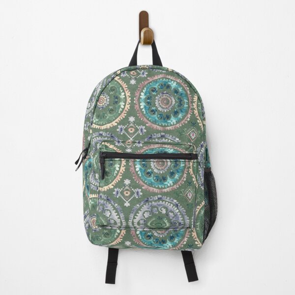 Item preview, Medallion boho green designed and sold by Alessandro Remo Mazzoni Remotextiles.