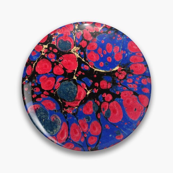 Item preview, marbling art red tulip drawing pattern designed and sold by melektesla.