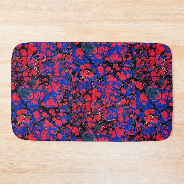 Item preview, marbling art red tulip drawing pattern designed and sold by melektesla.