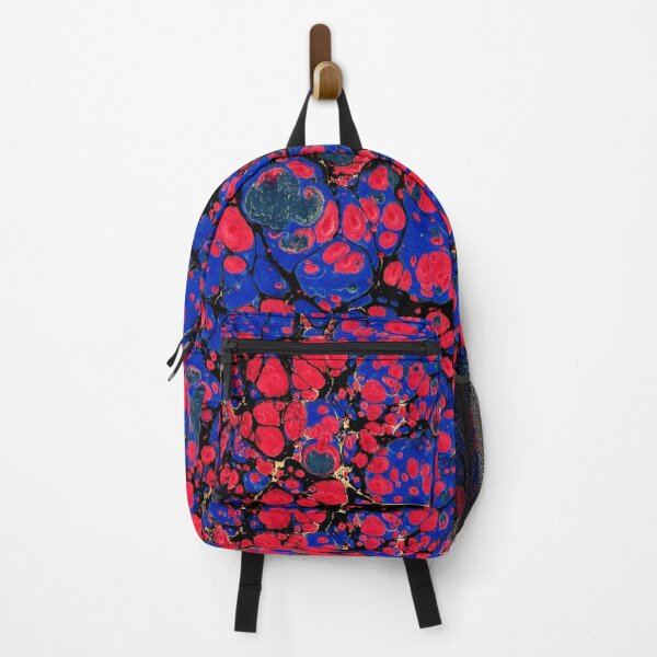 Item preview, marbling art red tulip drawing pattern designed and sold by melektesla.
