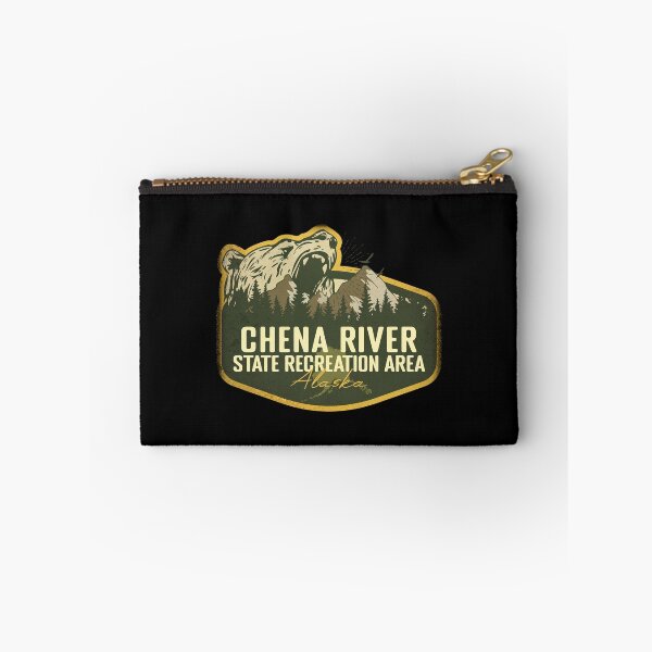 Item preview, Chena River State Recreation Area Alaska Retro Badge Camping Hiking Outdoor Adventure designed and sold by mountainfad.
