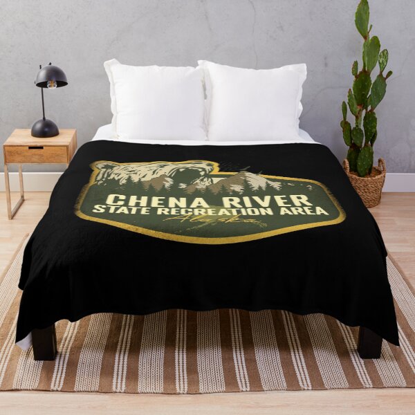 Item preview, Chena River State Recreation Area Alaska Retro Badge Camping Hiking Outdoor Adventure designed and sold by mountainfad.