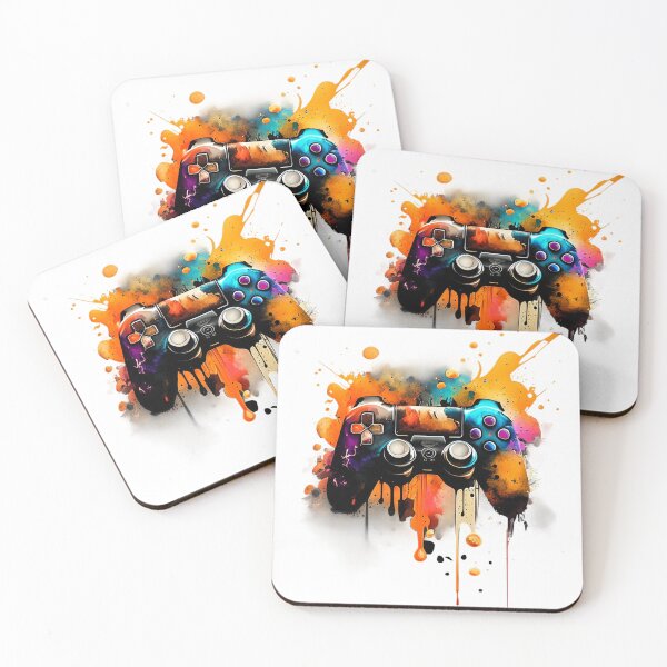 Item preview, A Colorful Splash Graffiti Joystick digital Art Design designed and sold by MasTpx.