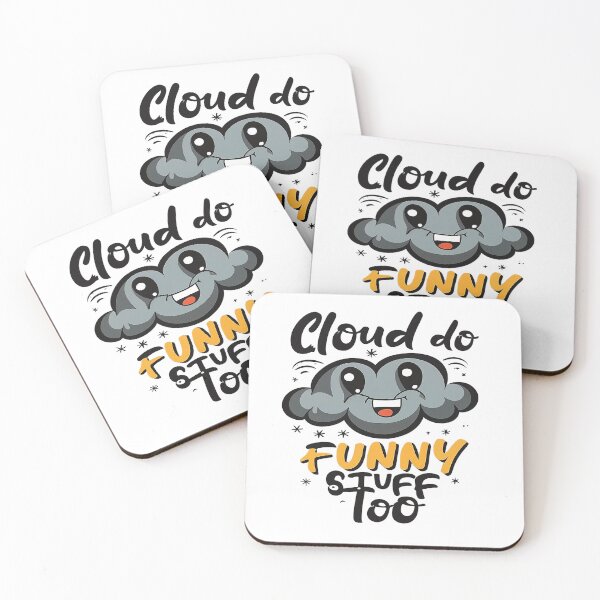 Item preview, CLOUD DO FUNNY STUFF - GREY CLOUD SMILE TOO designed and sold by BRIAN  PIERRE-ALEXANDER.