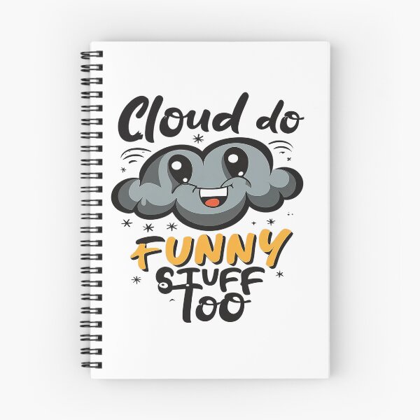 Item preview, CLOUD DO FUNNY STUFF - GREY CLOUD SMILE TOO designed and sold by BRIAN  PIERRE-ALEXANDER.