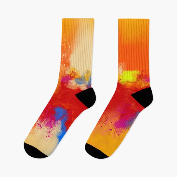 Item preview, So Happy Together red, blue, and yellow abstract designed and sold by Joey Santiago.