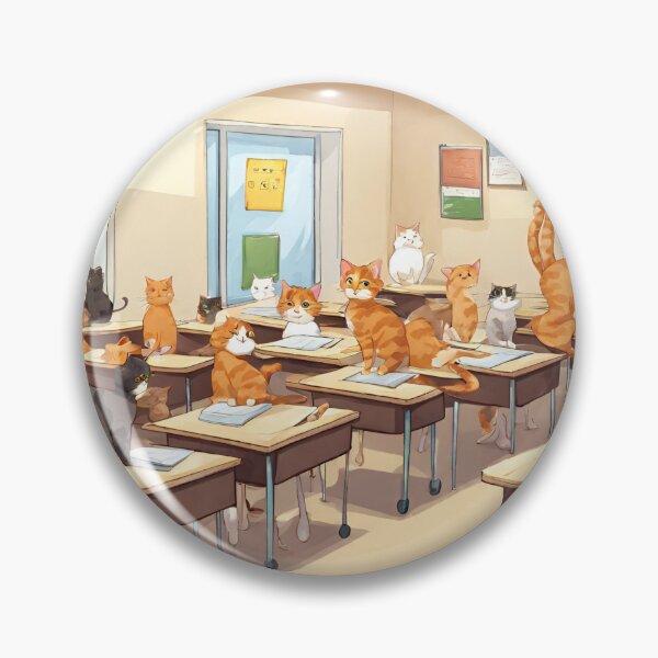 Item preview, gatos en el aula designed and sold by pig2u.