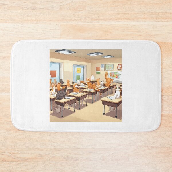 Item preview, cats in classroom  designed and sold by pig2u.