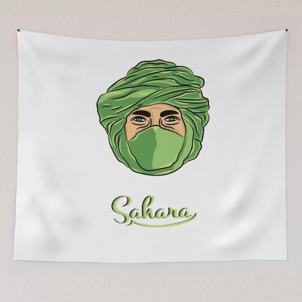 Item preview, Sahara Desert with man's Face designed and sold by saadkh.