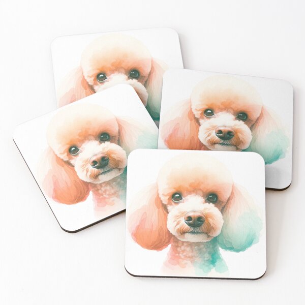 Item preview, Poodle Elegance: Dreamy Watercolor Gaze designed and sold by WatercolorWhisk.
