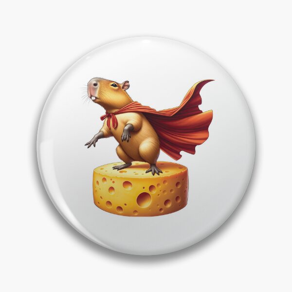 Item preview, Captain Cheesewhisker! designed and sold by StickerNestHQ.
