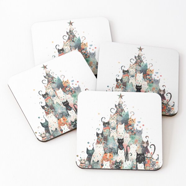 Item preview, Cat christmas designed and sold by tipitoes.