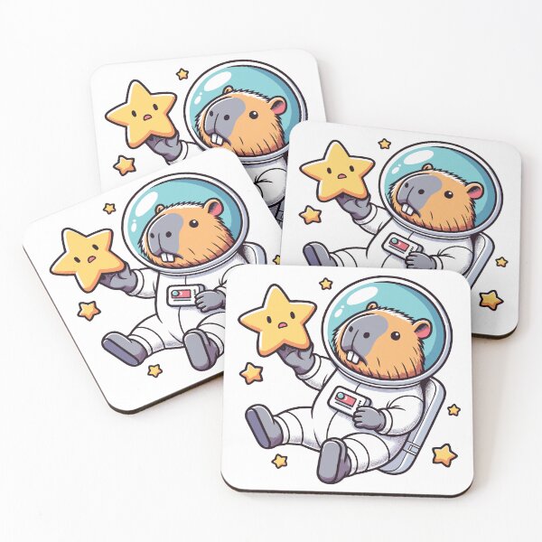 Item preview, Galactic Capy-Commander! designed and sold by StickerNestHQ.