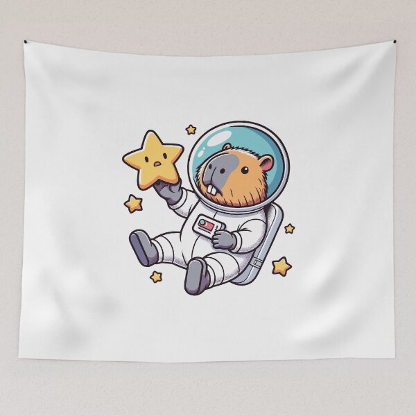 Item preview, Galactic Capy-Commander! designed and sold by StickerNestHQ.
