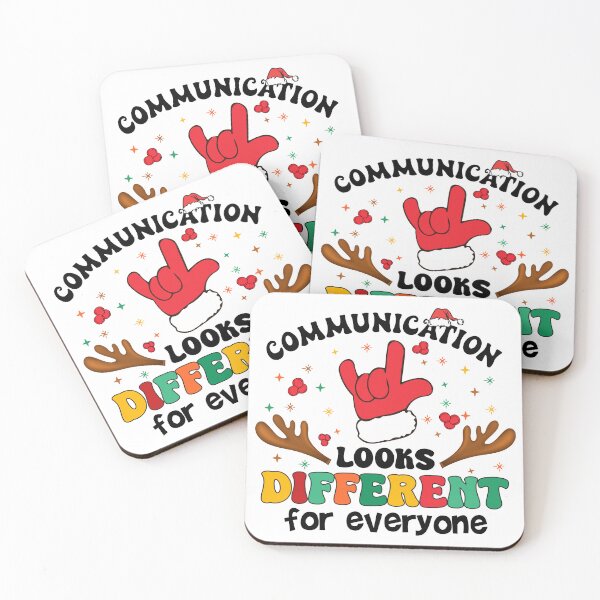Item preview, Communication Looks Different For Everyone designed and sold by Stick-Artistry.