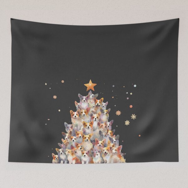 Item preview, corgie xmas designed and sold by tipitoes.