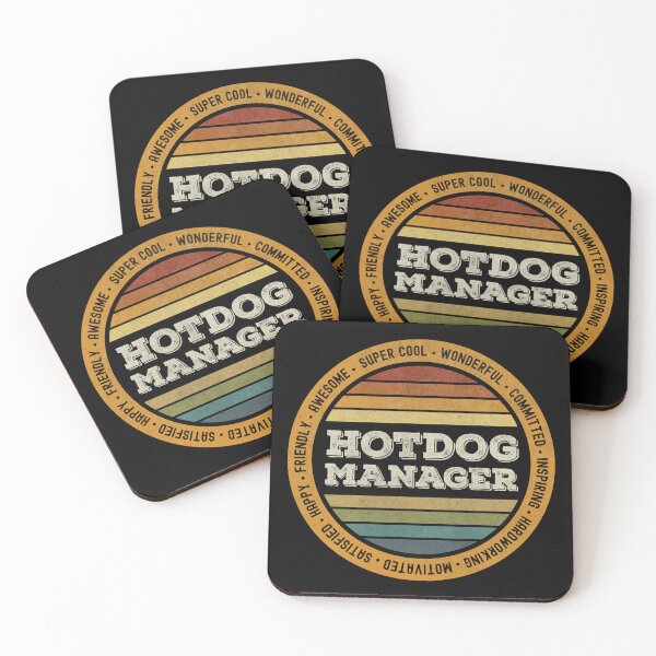 Item preview, Retro Vintage Hotdog Manager designed and sold by MintaApparel.