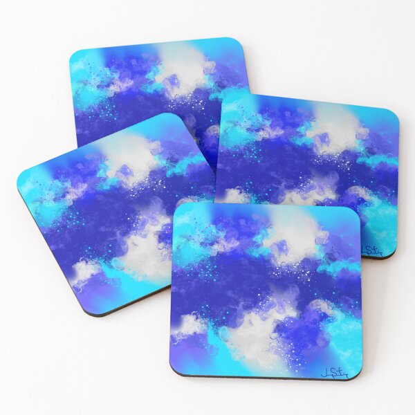 Item preview, Quiet Cool - Blue Abstract designed and sold by Joey Santiago.