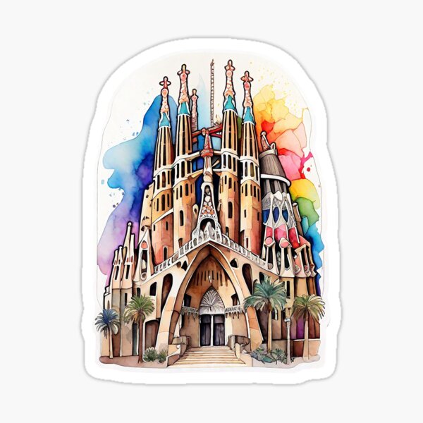 Item preview, Barcelona Spain Sagrada Familia - Autonio Gaudi designed and sold by desinganddecor.