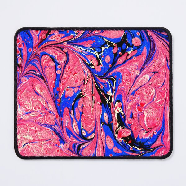 Item preview, marbling art red tulip drawing pattern designed and sold by melektesla.