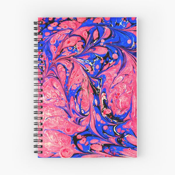 Item preview, marbling art red tulip drawing pattern designed and sold by melektesla.