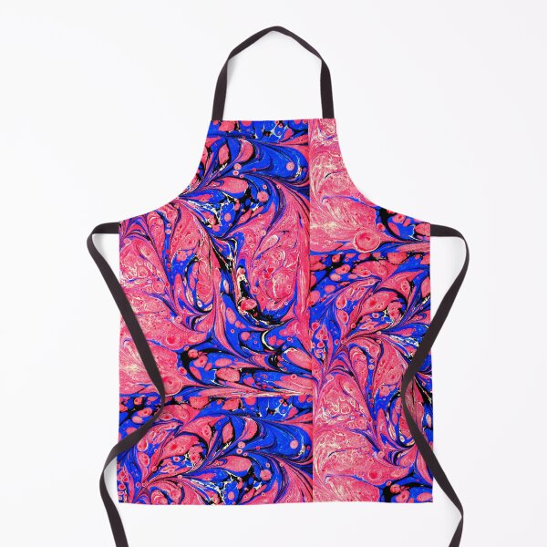 Item preview, marbling art red tulip drawing pattern designed and sold by melektesla.