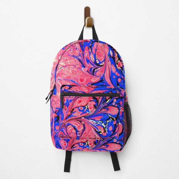 Item preview, marbling art red tulip drawing pattern designed and sold by melektesla.