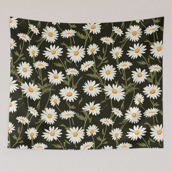 Item preview, Daisy flowers in a sun-kissed meadow, a cheerful sight designed and sold by StrawberryJolly.